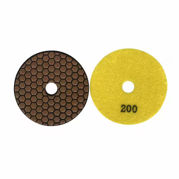 5' POLISHING PAD 200GRIT DRY