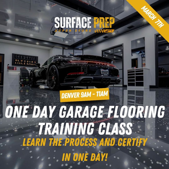 1 Day Garage Flooring Training Class – Denver 03/07/25