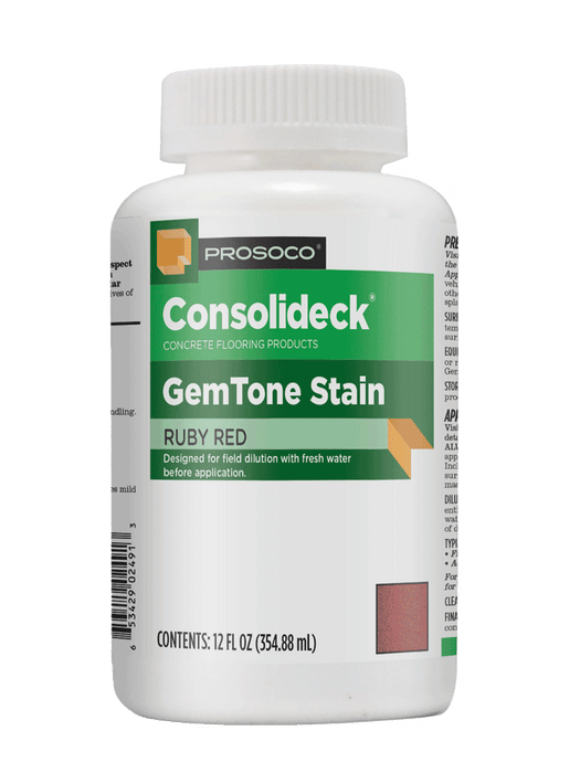 CONSOLIDECK GEMTONE STAIN MOCHA - 12 OUNCE (MAKES 1 GALLON)