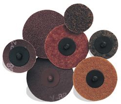 ALUMINUM OXIDE QUICKMOUNT MINI CONDITIONING DISC - LAMINATED CLOTH 3" 36GRIT