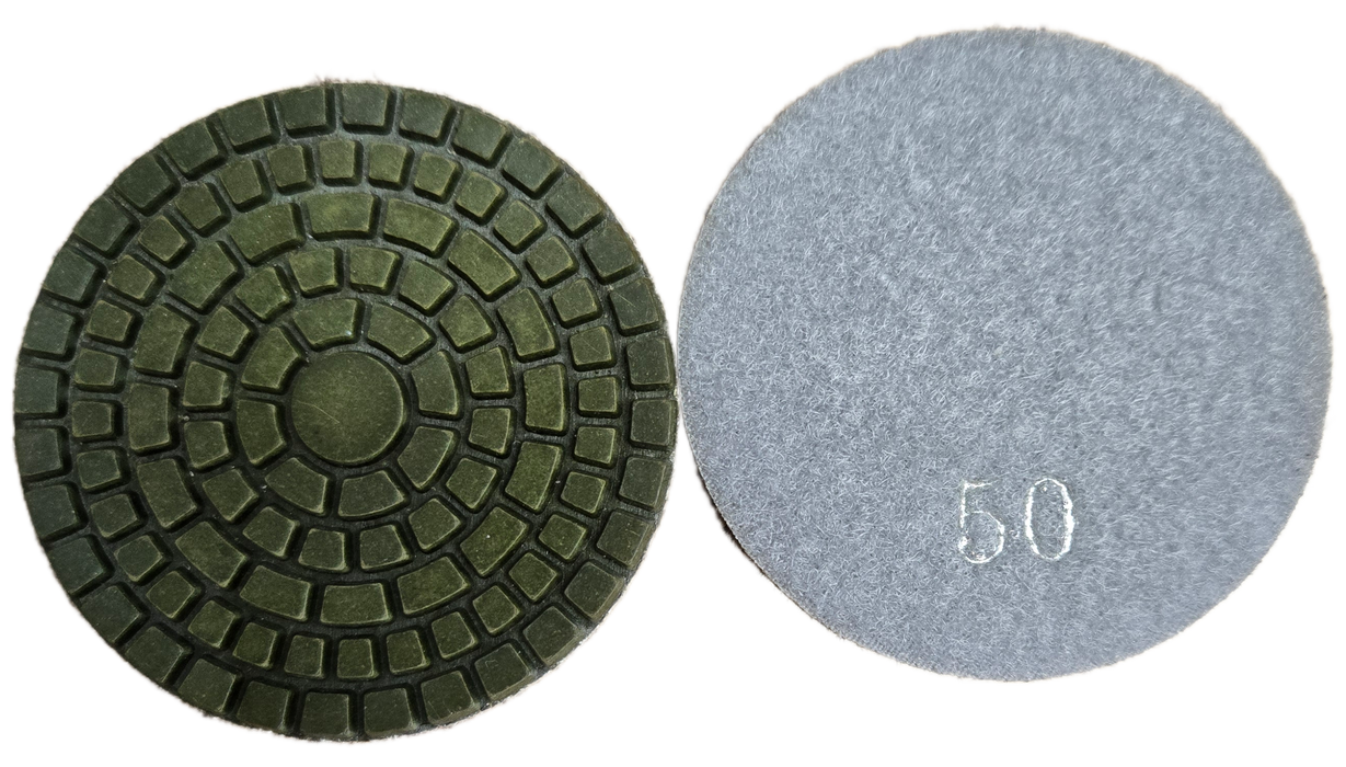 3" x 3mm / POLISHING RESIN PAD / 1500 GRIT