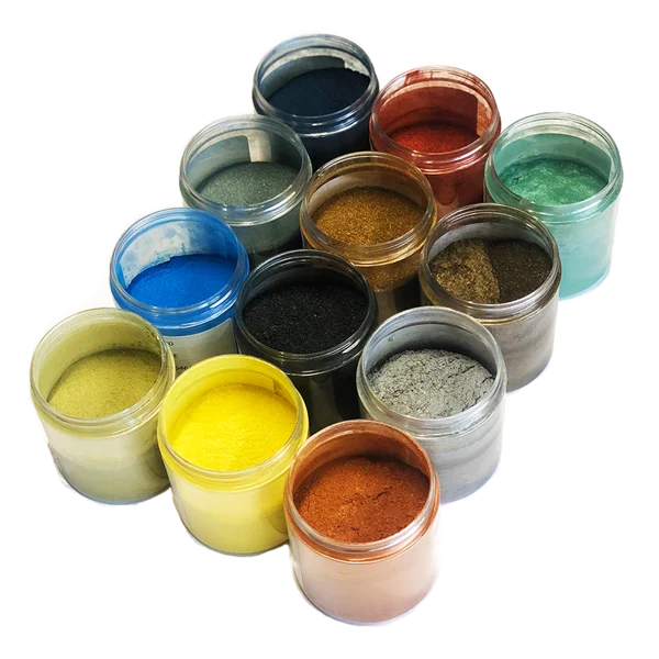 METALIC PIGMENT / FROST..12 OZ. JAR ..4-8 OZ. PER MIXED GALLON