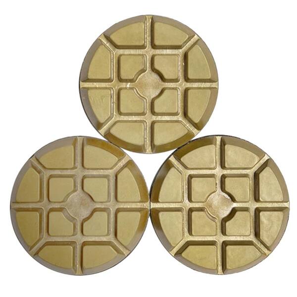 POLISHING PAD 3"X10MM COPPER RESIN PAD 30GRIT WET OR DRY