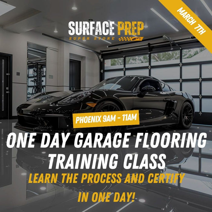 1 Day Garage Flooring Training Class – Phoenix 03/07/25