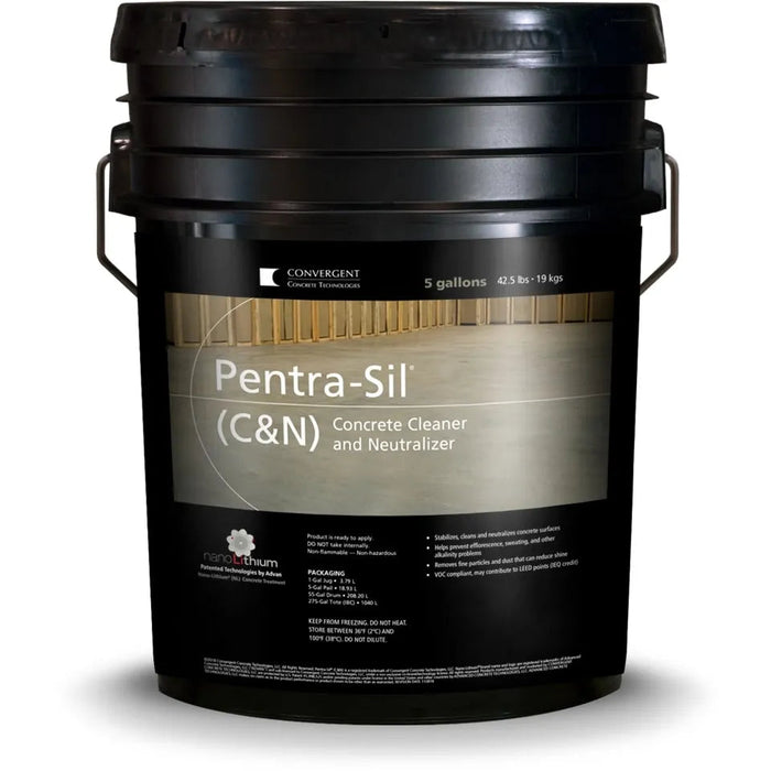 PENTRA-SIL (C&N) CONCRETE CLEANER AND NEUTRALIZER