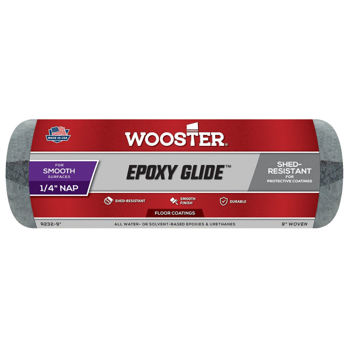 Wooster™ - EPOXY GLIDE ROLLER COVER - 1/4" Nap - 18" Width