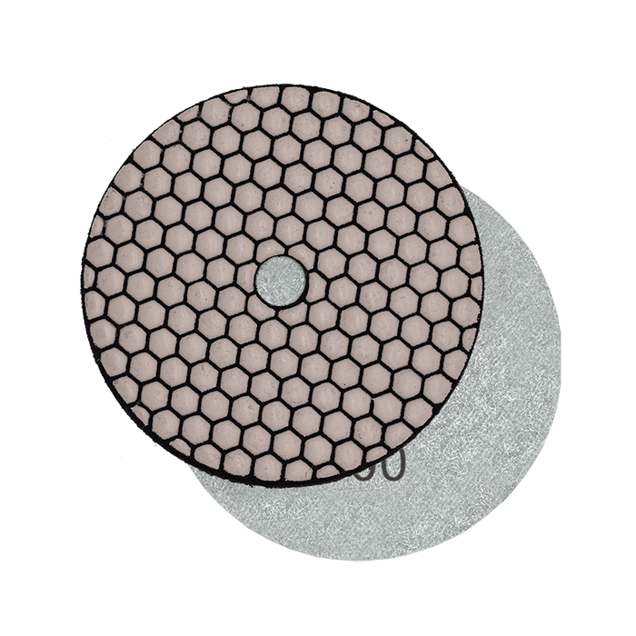 INLAND DIAMOND 5" 800GRIT HONEYCOMB PAD