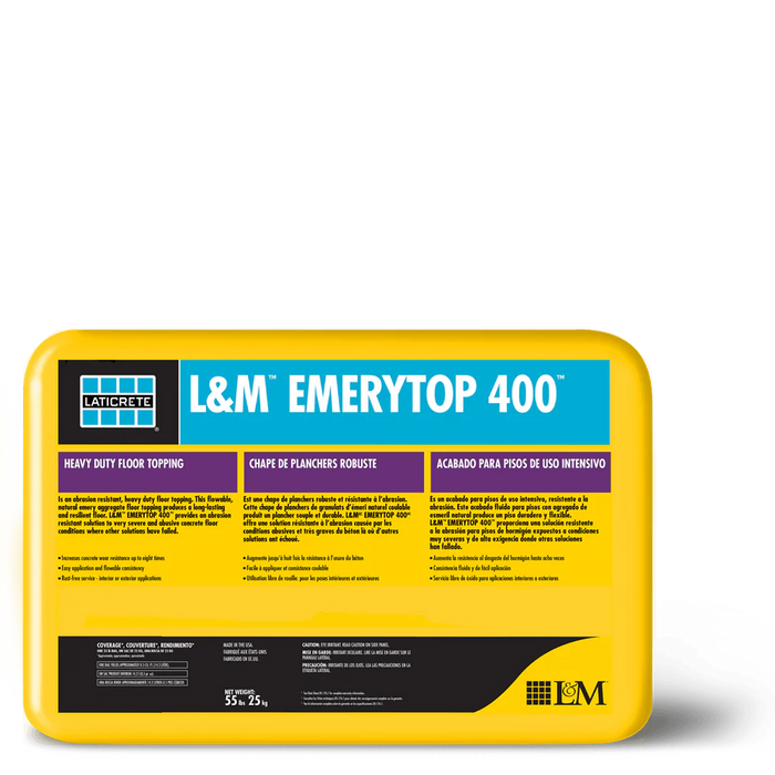 L&M EMERYTOP 400 55LB BAG