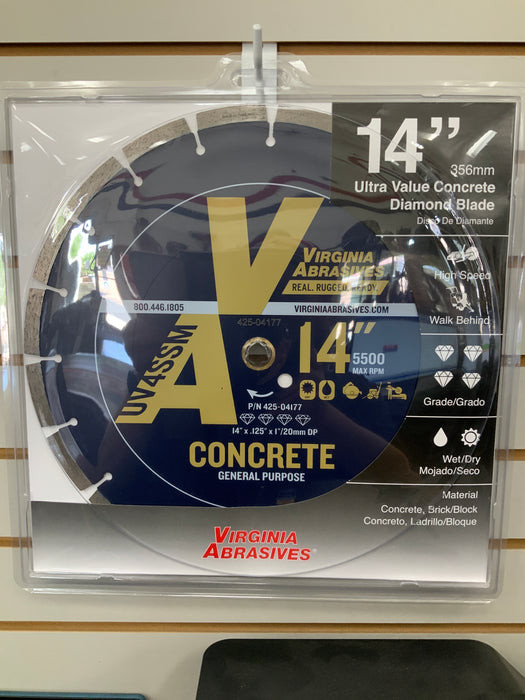 14" Diamond Blade Concrete/Block