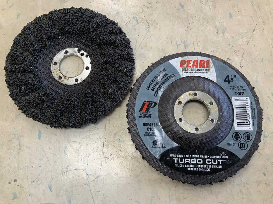 PEARL TURBO CUT DISC HARD BACK CONCRETE/STONE