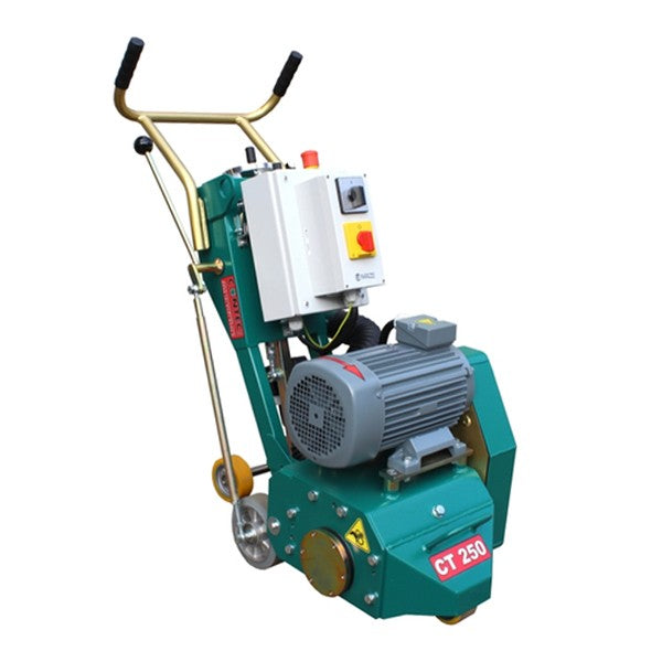 CONTEC - CT250 10" SCARIFIER/PLANER - 12HP 230VOLT - 3-PHASE - W/ ELECTRIC DRIVE