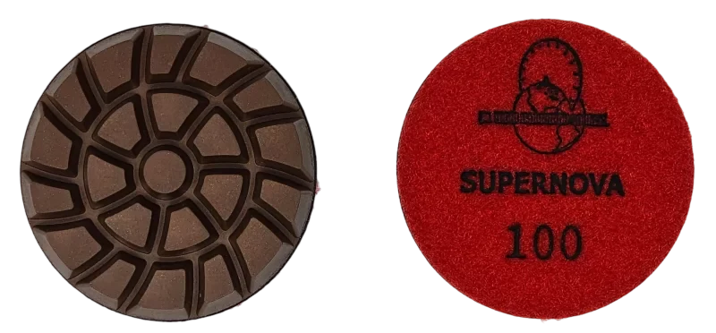 WORLD DIAMOND SOURCE - SIGNATURE SERIES FPX SUPERNOVA 3" / 12mm / HYBRID TRANSITIONAL PAD (WET DRY)