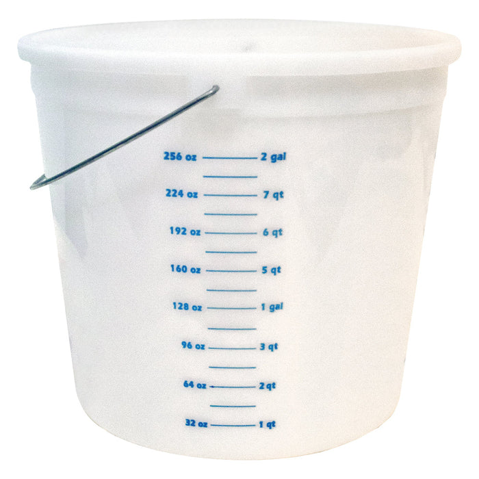 10 QT PLASTIC MIXING PAIL WITH GRADUATIONS