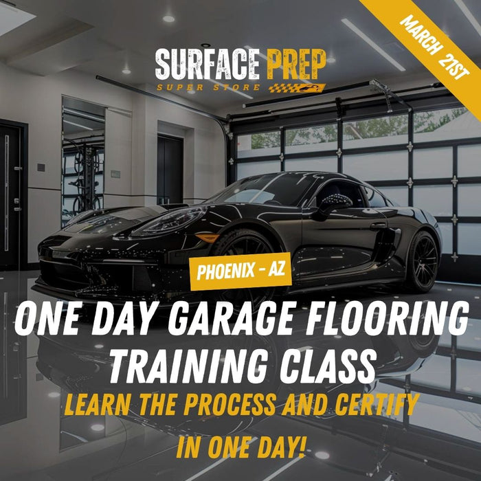 1 Day Garage Flooring Training Class – Phoenix 03/21/25