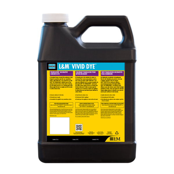 L&M VIVID DYE – Deep Purple (1 GAL) | Concrete Floor Dye | LMVDDP1