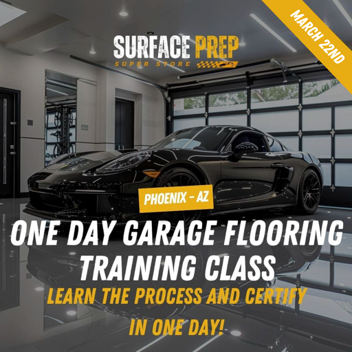 Epoxy Training Class march 22nd Arizona by Surface Prep Superstore