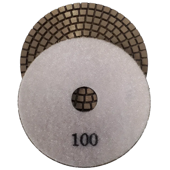 5' COPPER BOND POLISHING PAD 100GRIT