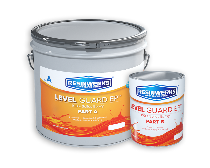 LEVELGUARD 2GAL PART A..100% SOLIDS TOP COAT EPOXY / CLEAR..2A:1B MIX RATIO