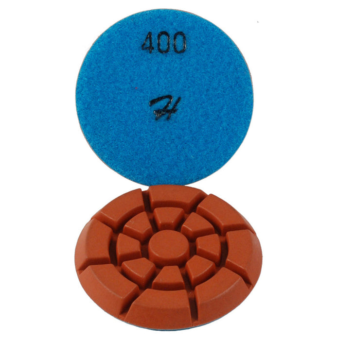 FLOOR HIGH LUSTER PAD - 3' / 8MM / 50 GRIT / EPOXY BOND RESIN / WET POLISHING PAD