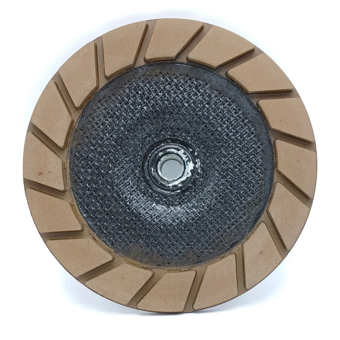 7" Transitional Cup Wheel, 5/8' Threaded, 200 Grit