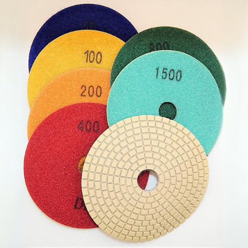 POLISHING PAD / S-METAL / 5" / 800 GRIT / DRY / VELCRO BACKED