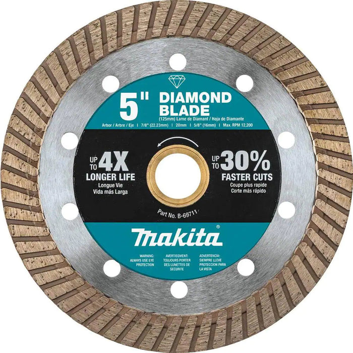 5" DIAMOND BLADE DECORATIVE CUTTING TURBO STYLE